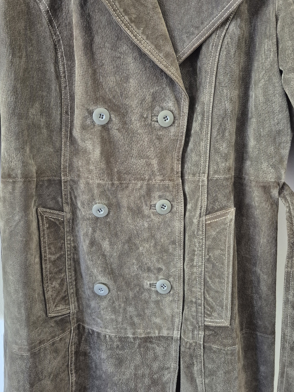 🤎 Wilsons Leather Oversized Leather Trench Coat 🤎 - Picture 9 of 15